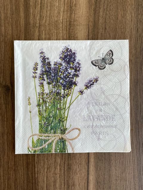 Lavanda com Borboleta